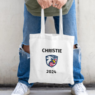 Cool Patriotic Chris Christie 2024 Election Eagle Tragetasche