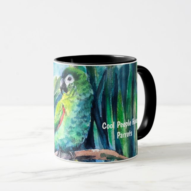 Cool People Have Parrots Tasse (VorderseiteRechts)