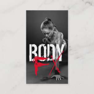 Cool Personal Trainer Salle de gym Carte de visite