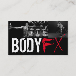 Cool Personal Trainer Salle de gym Carte de visite