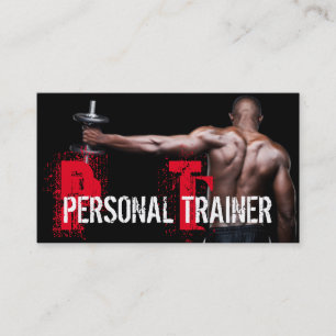Cool Personal Trainer Salle de gym Carte de visite