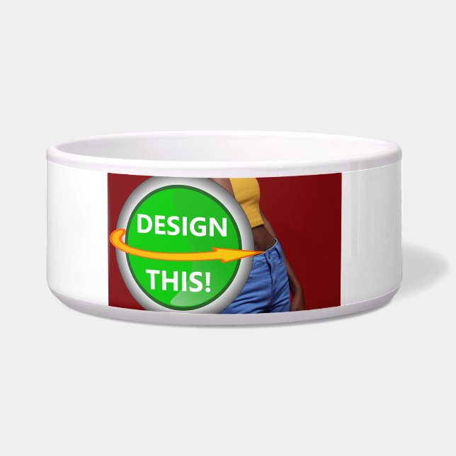 COOL! Pet Bowl - Keramik - Groß - Individuell Napf (Vorderseite)
