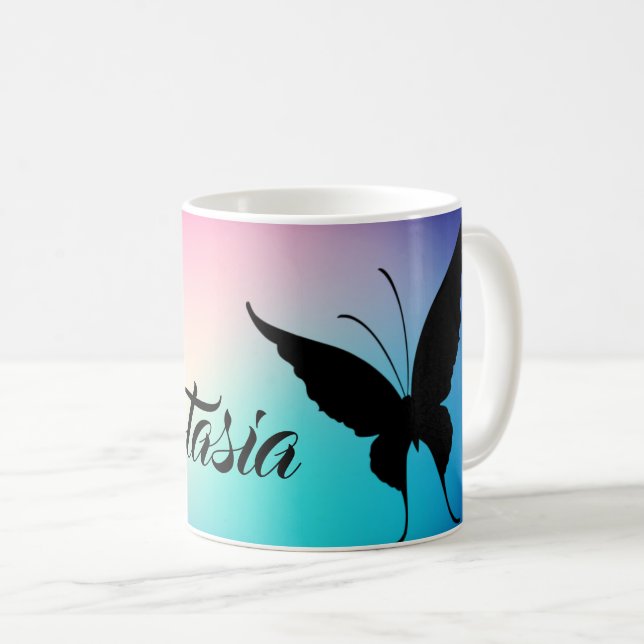 Cool, Phantastisch, Regenbogenfliege Kaffeetasse (VorderseiteRechts)