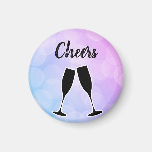 Cool Phantastisch Trendy Lila mit Ihrem Namen Magnet