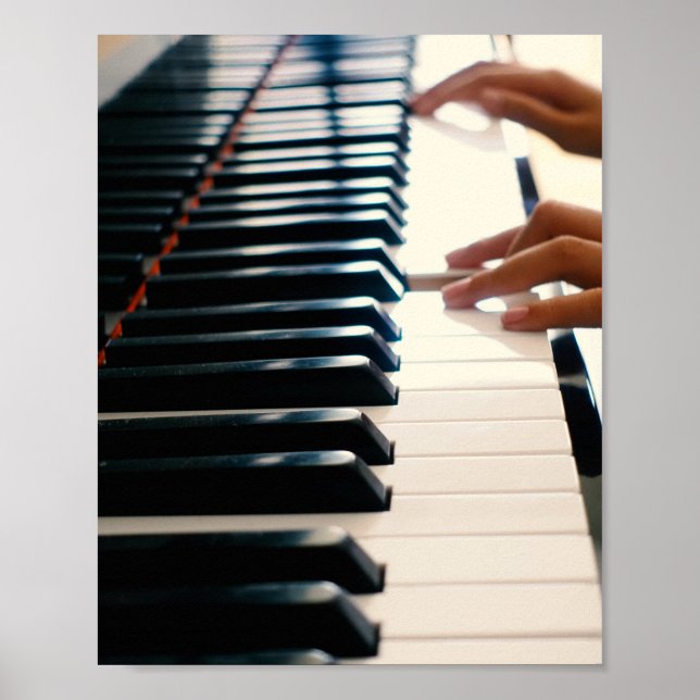 Cool Piano Design Poster (Vorne)