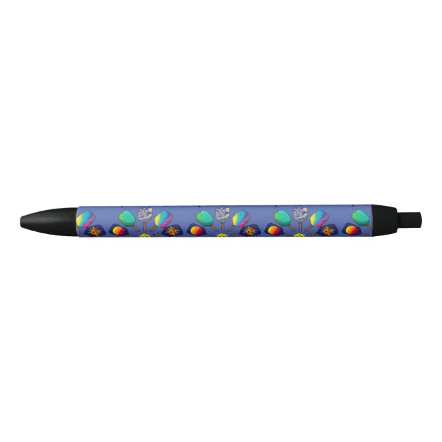 Cool Pickleball Paddle Sports Rainbow Kugelschreiber (Vorderseite)
