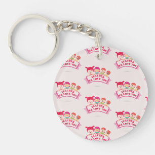 Cool Pink Lehrer Wir Liebe Sie Lehrer Wertschätzun Schlüsselanhänger
