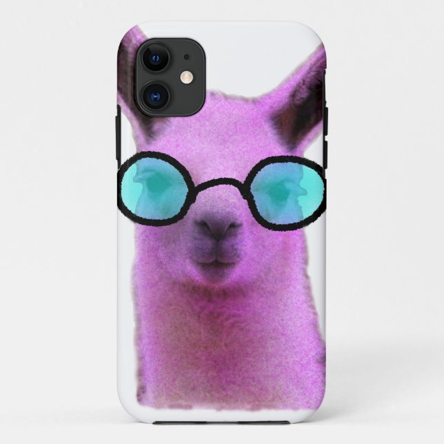 Cool Pink Llama! Case-Mate iPhone Hülle (Rückseite)