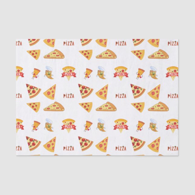 Cool Pizza Slices Pizza Lovers Seidenpapier (Vorderseite)