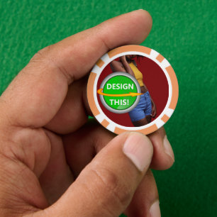 COOL! Poker Chips - Orange - kundenspezifisch