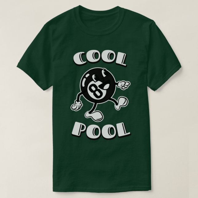 Cool Pool Billiard Ball T-Shirt (Design vorne)