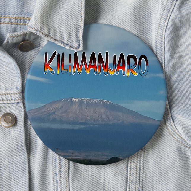 Cool Populäre Walkable Climbable Mount Kilimanjaro Button (Beispiel)