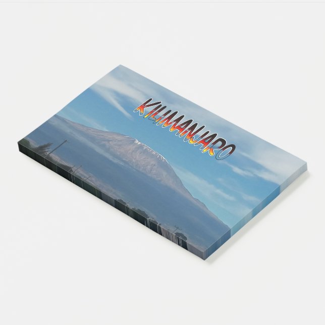 Cool Populäre Walkable Climbable Mount Kilimanjaro Post-it Klebezettel (angewinkelt)