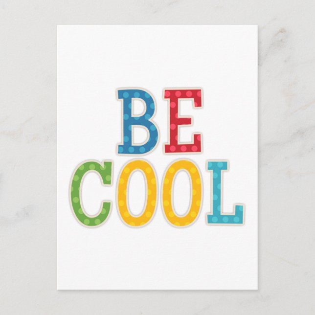 Cool Postkarte (Vorderseite)