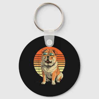 Cool proud chow chow men women vintage dog lovers  schlüsselanhänger