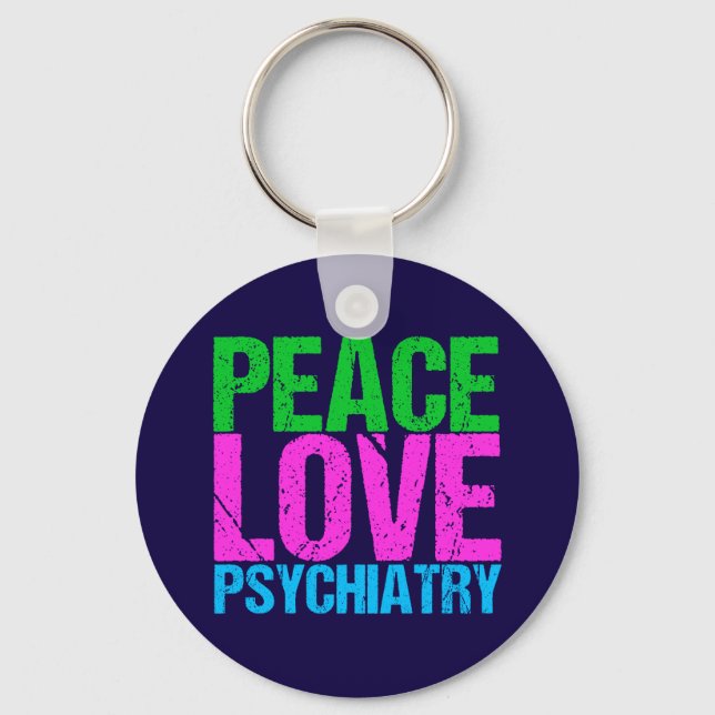 Cool Psychiater Schlüsselanhänger (Vorderseite)