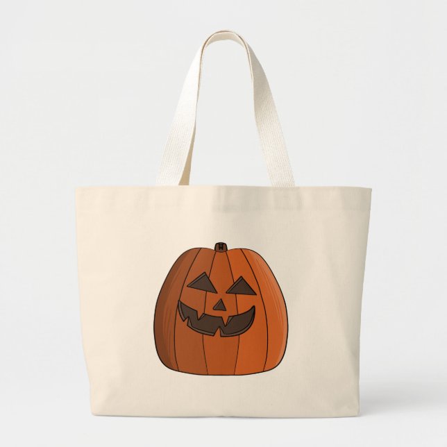 Cool Pumpkin Jumbo Stoffbeutel (Vorne)