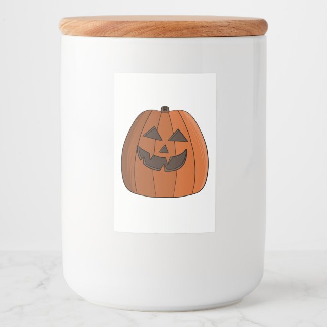Cool Pumpkin Lebensmitteletikett (Vorderseite)