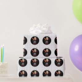 Cool Punk Rockstar Any Age Birthday Geschenkpapier