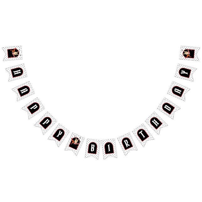 Cool Punk Rockstar Birthday Wimpelkette (Alle)