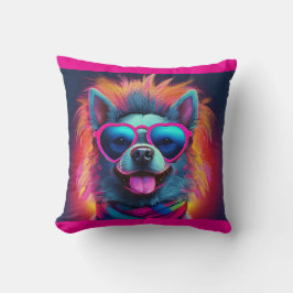 Cool Pup Throw Pillow Kissen