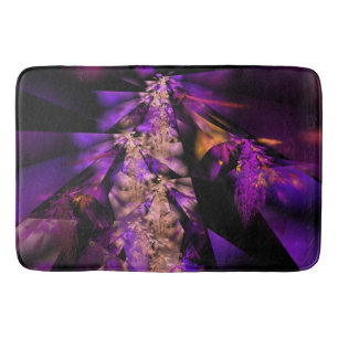 Cool purple leaves badematte