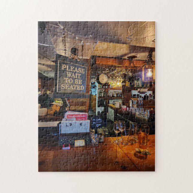 COOL! Puzzle - Eingang zum alten Pub (Vertikal)