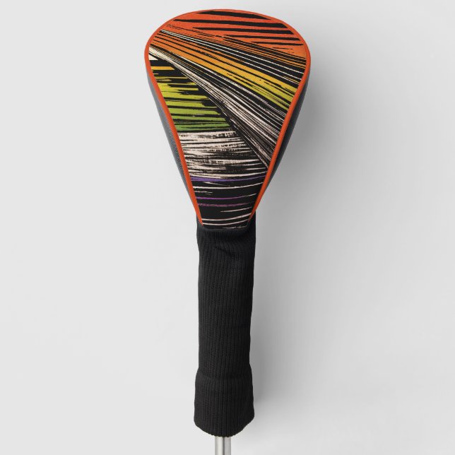 Cool Rainbow Bandana Golf Headcover (Vorderseite)