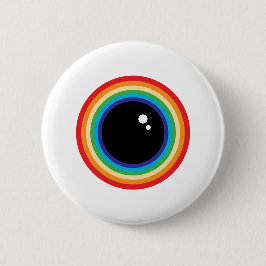 Cool Rainbow Eyeball Button