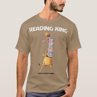 Cool Reading Art For Men Dad Bookworm Learning Boo T-Shirt