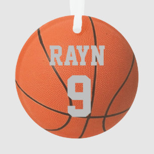 Cool réaliste Basketball personnalisé Nom et numér