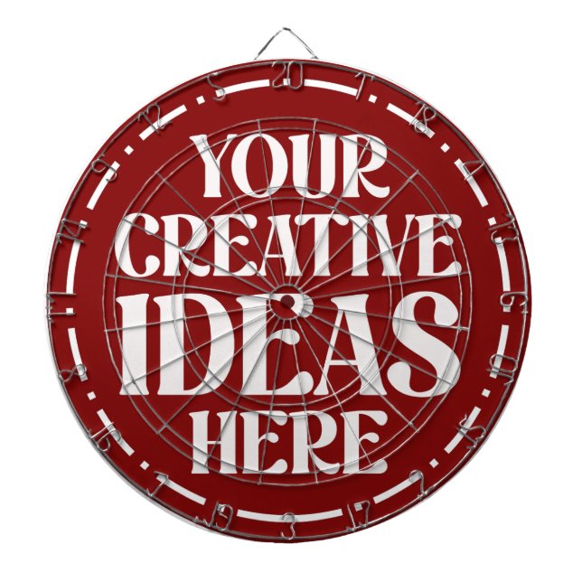 Cool, refined, modern & playful dartscheibe (vorne)