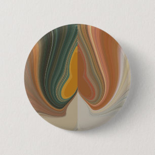 Cool Retro Abstrakt Graphic bunt Matata strand Button