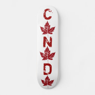 Cool Retro Canada Skateboard Feuille d'érable Vint
