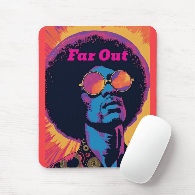 Cool/Retro-Maus-Pad Mousepad (Mit Mouse)