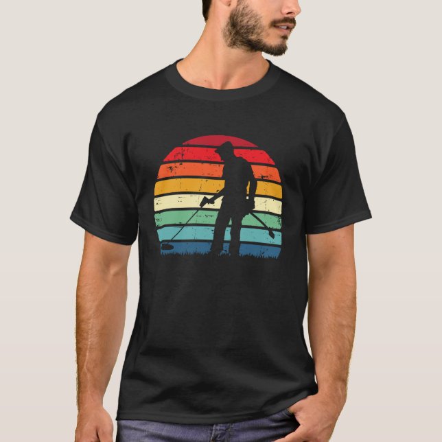 Cool Retro Metal Detecting Hobby Unique Metal Dete T-Shirt (Vorderseite)