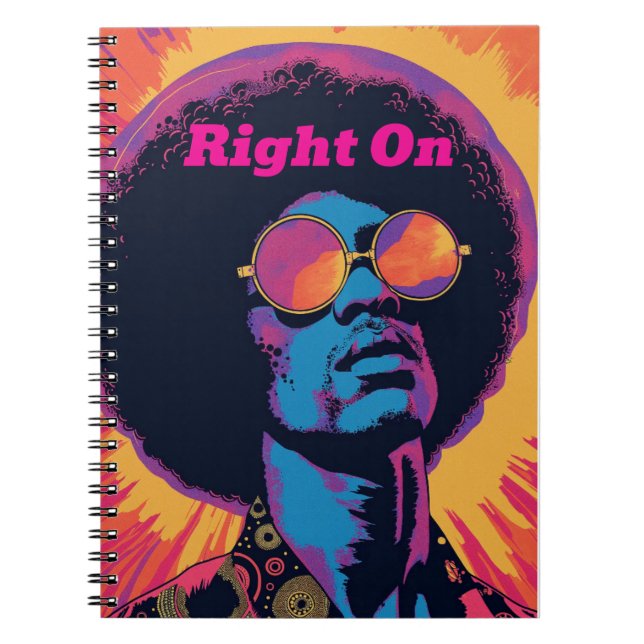 Cool/Retro-Notebook Notizblock (Vorderseite)