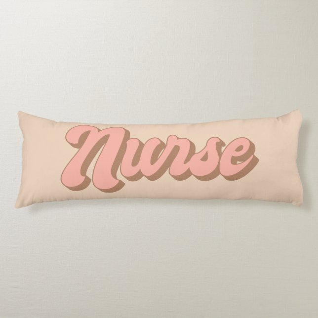 Cool Retro Nurse Kissen | Geschenk für Krankenschw (Vorderseite)
