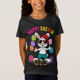 Cool Retro Ostersonne "Happy Oaster Bruh" T-Shirt