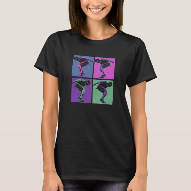 Cool Retro Parkour Free Running Parkour T-Shirt (Vorderseite)