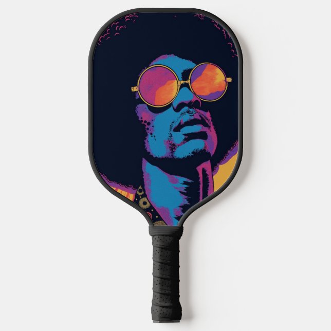 Cool/Retro-Pickleball-Paddel Pickleball Schläger (Vorderseite)