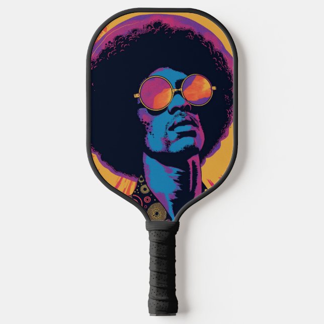 Cool/Retro-Pickleball-Paddel Pickleball Schläger (Vorderseite)