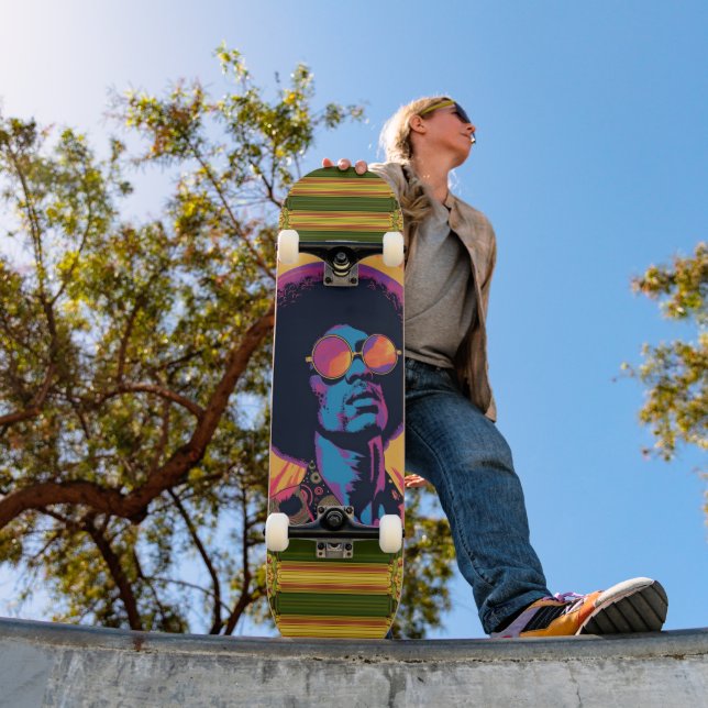Cool/Retro-Skateboard Skateboard (Außen 1)
