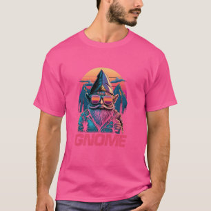 Cool Retro Sonnenbrille Gnome T-Shirt