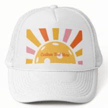 Cool Retro Sunbury Personalisiert Pickleball