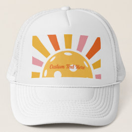 Cool Retro Sunbury Personalisiert Pickleball Truckerkappe