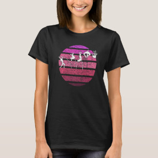 Cool Retro Vault Athlet Stabhochspringer T-Shirt