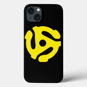 COOL Retro Vintage Yellow 45 spacer DJ Case-Mate iPhone Hülle