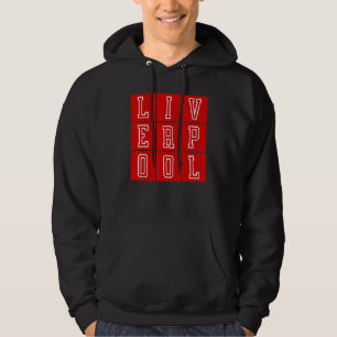 Cool Retro Vintager Blick Liverpool Hoodie