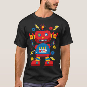 Cool Robotics Engineer Roboter Kids T-Shirt